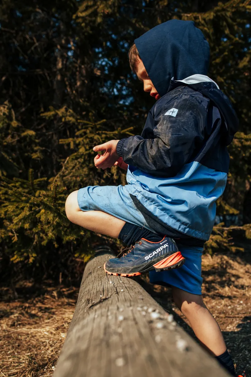 Scarpa Rush Kids GTX Shoes - Blue-Fiesta-9